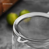 Maxbell 2Pcs Fine Mesh Strainer Multifunctional Flour Sifter for Cooking Juice Pasta Double wire handle