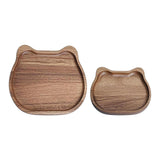 Maxbell Wood Serving Platter with Rim Breakfast Tray for Countertop Kitchen Bathroom 20x20x1.5cm