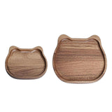 Maxbell Wood Serving Platter with Rim Breakfast Tray for Countertop Kitchen Bathroom 20x20x1.5cm