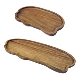 Maxbell Wood Serving Tray Multifunctional Serving Platter for Veggies Snacks Cookies S