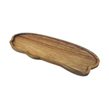 Maxbell Wood Serving Tray Multifunctional Serving Platter for Veggies Snacks Cookies L