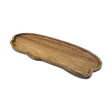 Maxbell Wood Serving Tray Multifunctional Serving Platter for Veggies Snacks Cookies L