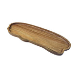 Maxbell Wood Serving Tray Multifunctional Serving Platter for Veggies Snacks Cookies L