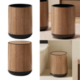 Maxbell Waste Basket 15L Garbage Bin Under Desk Household Hotel Home Study Trash Can Without Lid