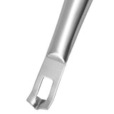 Maxbell Lemon Zester Peeler Portable Hand Tool Peeling Grater for Bar Potato Kitchen Silver