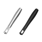Maxbell Lemon Zester Peeler Portable Hand Tool Peeling Grater for Bar Potato Kitchen Silver