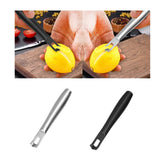 Maxbell Lemon Zester Peeler Portable Hand Tool Peeling Grater for Bar Potato Kitchen Silver
