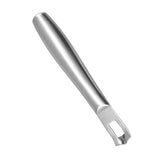 Maxbell Lemon Zester Peeler Portable Hand Tool Peeling Grater for Bar Potato Kitchen Silver