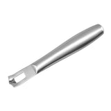 Maxbell Lemon Zester Peeler Portable Hand Tool Peeling Grater for Bar Potato Kitchen Silver