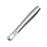 Maxbell Lemon Zester Peeler Portable Hand Tool Peeling Grater for Bar Potato Kitchen Silver