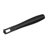 Maxbell Lemon Zester Peeler Portable Hand Tool Peeling Grater for Bar Potato Kitchen Black