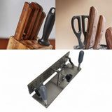 Maxbell Knife Sharpening Frame Woodworking Grinding Fixture for Planer Scissors Purple