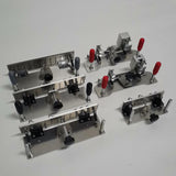 Maxbell Knife Sharpening Frame Woodworking Grinding Fixture for Planer Scissors Red