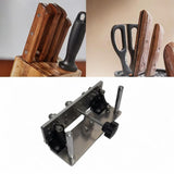 Maxbell Knife Sharpening Frame Woodworking Grinding Fixture for Planer Scissors Red