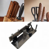 Maxbell Knife Sharpening Frame Woodworking Grinding Fixture for Planer Scissors White