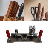 Maxbell Knife Sharpening Frame Woodworking Grinding Fixture for Planer Scissors Green