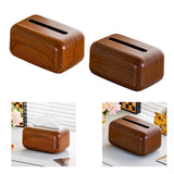 Maxbell PP Tissue Box Cover Lightweight Rectangular Napkin Organizer for Living Room Light Brown