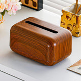Maxbell PP Tissue Box Cover Lightweight Rectangular Napkin Organizer for Living Room Light Brown