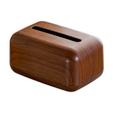 Maxbell PP Tissue Box Cover Lightweight Rectangular Napkin Organizer for Living Room Dark Brown