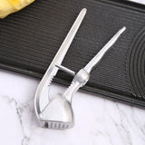 Maxbell Garlic Press Ergonomic Handle Sturdy Construction Professional Garlic Mincer
