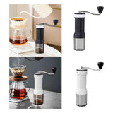 Maxbell Hand Crank Coffee Grinder Hand Crank Bean Mill for Coffee Lover Gifts Office Black