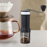 Maxbell Hand Crank Coffee Grinder Hand Crank Bean Mill for Coffee Lover Gifts Office Black
