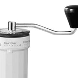 Maxbell Hand Crank Coffee Grinder Hand Crank Bean Mill for Coffee Lover Gifts Office White