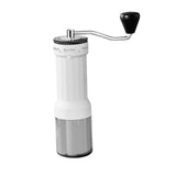 Maxbell Hand Crank Coffee Grinder Hand Crank Bean Mill for Coffee Lover Gifts Office White