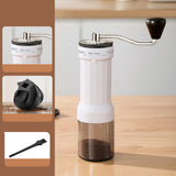 Maxbell Hand Crank Coffee Grinder Hand Crank Bean Mill for Coffee Lover Gifts Office White
