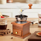Maxbell Manual Coffee Grinder Decor Display Hand Coffee Mill for Counter Cafe Picnic