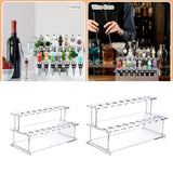 Maxbell Wine Bottle Stopper Display Stand Display Riser for Kitchen Countertop Party S
