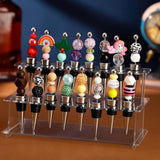 Maxbell Wine Bottle Stopper Display Stand Display Riser for Kitchen Countertop Party L
