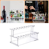 Maxbell Wine Bottle Stopper Display Stand Display Riser for Kitchen Countertop Party L