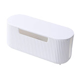 Maxbell Cable Management Box Wire Storage Cable Organizer for Cords Computer USB Hub White