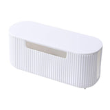 Maxbell Cable Management Box Wire Storage Cable Organizer for Cords Computer USB Hub White