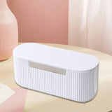 Maxbell Cable Management Box Wire Storage Cable Organizer for Cords Computer USB Hub White