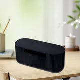 Maxbell Cable Management Box Wire Storage Cable Organizer for Cords Computer USB Hub Black