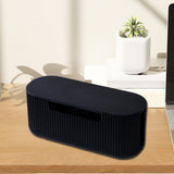 Maxbell Cable Management Box Wire Storage Cable Organizer for Cords Computer USB Hub Black