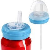 Maxbell 4x Soda Can Lids with Straws for Canned Beverage Juice Seltzer Airtight Seal