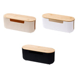 Maxbell Cable Management Box Office Cable Organizer for USB Hub Cover TV Wires Cords Beige