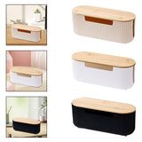 Maxbell Cable Management Box Office Cable Organizer for USB Hub Cover TV Wires Cords Beige