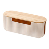 Maxbell Cable Management Box Office Cable Organizer for USB Hub Cover TV Wires Cords Beige