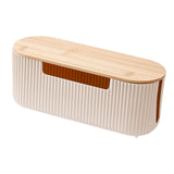Maxbell Cable Management Box Office Cable Organizer for USB Hub Cover TV Wires Cords Beige