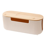 Maxbell Cable Management Box Office Cable Organizer for USB Hub Cover TV Wires Cords Beige