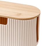 Maxbell Cable Management Box Office Cable Organizer for USB Hub Cover TV Wires Cords Beige