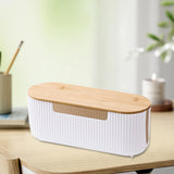 Maxbell Cable Management Box Office Cable Organizer for USB Hub Cover TV Wires Cords White