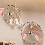 Maxbell Pot Lid Rack Wall Mounted Pan Lid Holder for Cupboard Door Home Cabinet Door beige