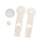 Maxbell Pot Lid Rack Wall Mounted Pan Lid Holder for Cupboard Door Home Cabinet Door beige