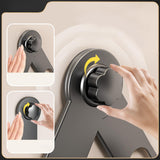 Maxbell Pot Lid Rack Wall Mounted Pan Lid Holder for Cupboard Door Home Cabinet Door gray