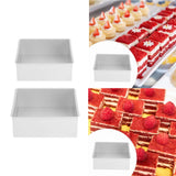 Maxbell Cake Pan Easily Release Professional Baking Supplies Baking Pan for Birthday 4 inch